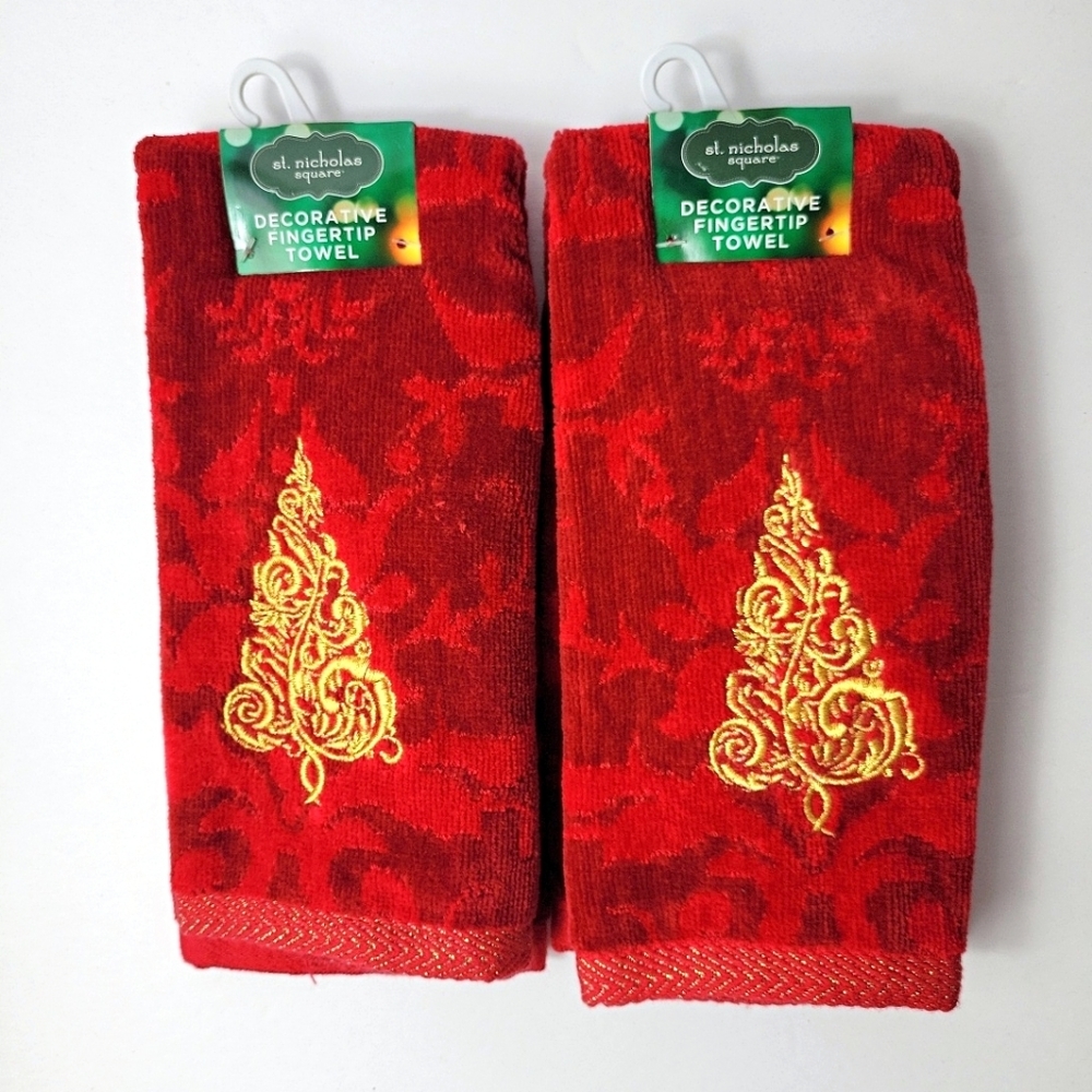 St Nicholas Square Christmas Decorative Kitchen Towels